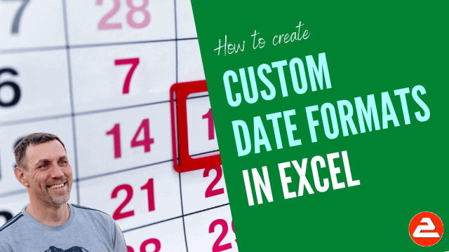 How to create custom date formats in Excel