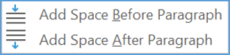 Options to add paragraph spacing in Word Add space before or after paragraph in Word