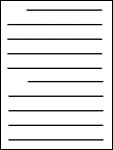 Example of first line indent in Word paragraph First line indent paragraph formatting example