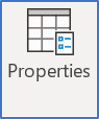 Access table properties for precise column width settings Properties button in Word table layout