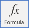 Access formula feature for calculations in Word tables Formula button in Word table data group